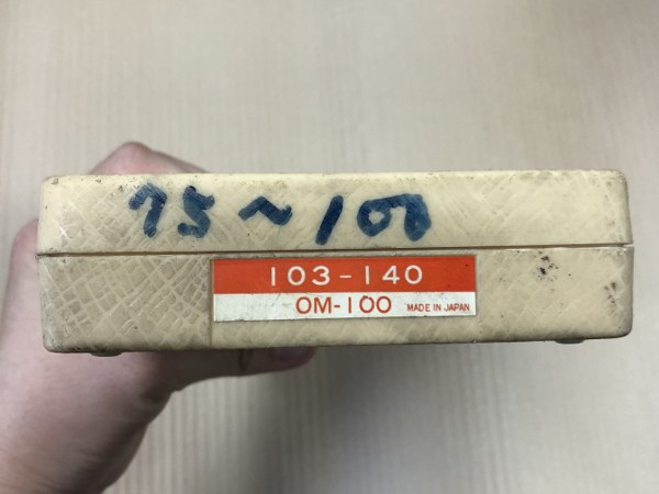 中古外側マイクロメーター 【外側マイクロメーター】103-140　OM-100 ミツトヨ/Mitutoyo