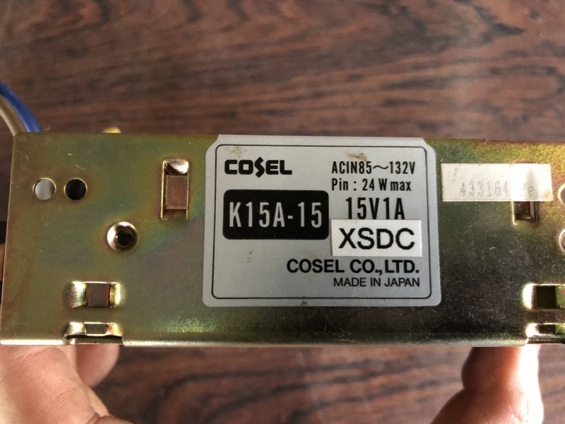 中古お買い得品・1山販売等 【電源装置】K15A-15 コーセル （COSEL）