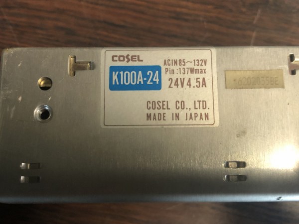 中古お買い得品・1山販売等 【パワーサプライ】K100A-24 コーセル （COSEL）