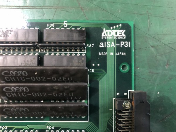中古お買い得品・1山販売等 【基板】aISA-P31 ADTEC SYSTEM SCIENCF