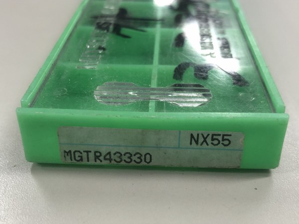 中古Cutting Exchange Chip 【チップ】MGTR43330 NX55 三菱/MITSUBISHI