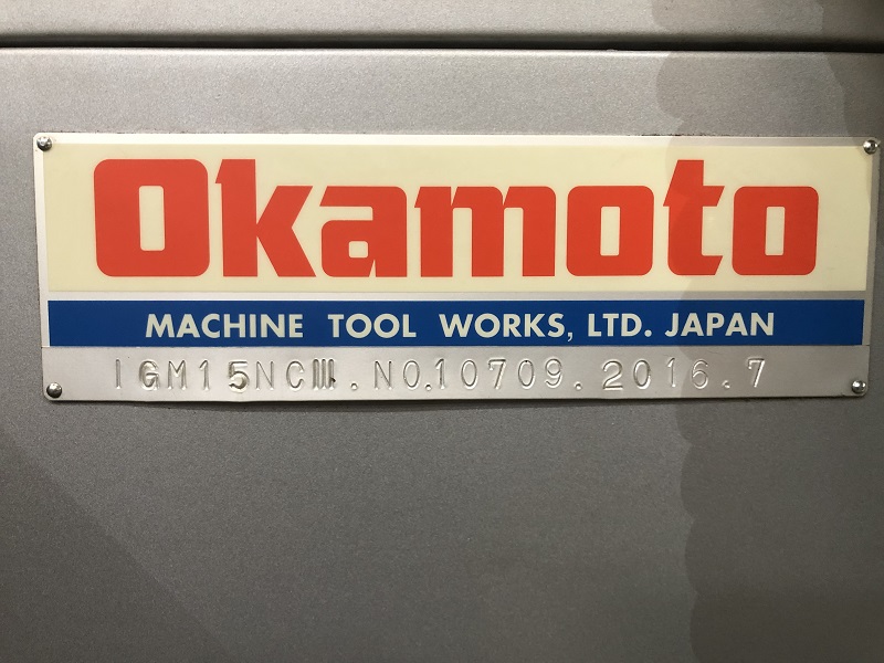 中古CNC Internal Grinding Machine IGM-15NCⅢ OKAMOTO