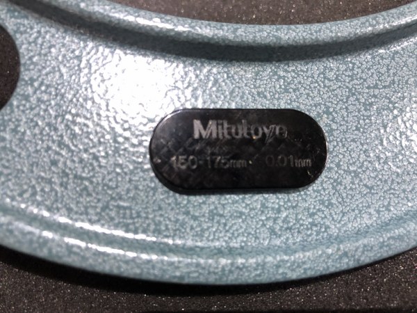 中古Outside micrometer 外側マイクロメーター（103－143）OM-175 ミツトヨ/Mitutoyo
