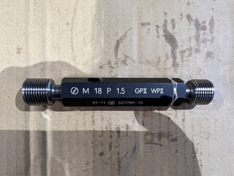 中古Other Screw tools 【ネジプラグゲージ】M18P1.5 GPWPII ISSOKU｜第一測範