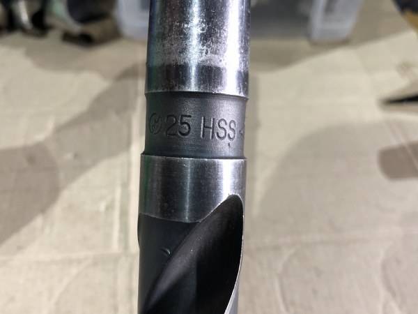 中古Taper shank drills 「テーパーシャンクドリル 」Φ25mm 不明