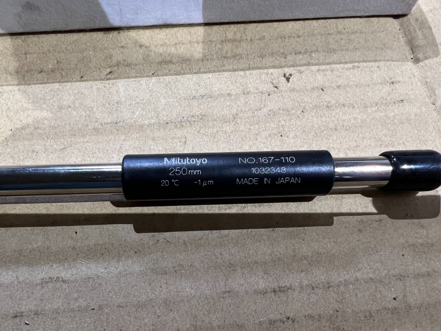 中古Inside micrometer 【マイクロメータ基準棒】167-110 MB-250 ミツトヨ/Mitutoyo