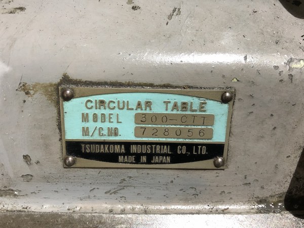 中古Table・Index・surface plate・Angle plates 「サーキュラーテーブル 」300-CTT 津田駒/TSUDAKOMA