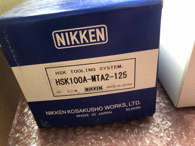 中古その他HSK 【HSKモールステーパスリーブ】HSK100A-MTA2-125 NIKKEN/日研