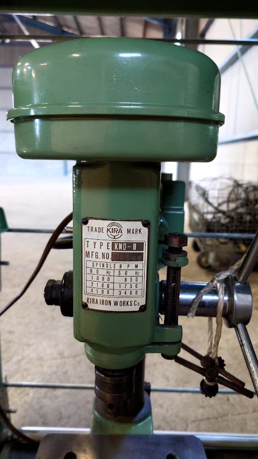 中古Bench Drilling Machine KND-8 （SP-NR) KIRA