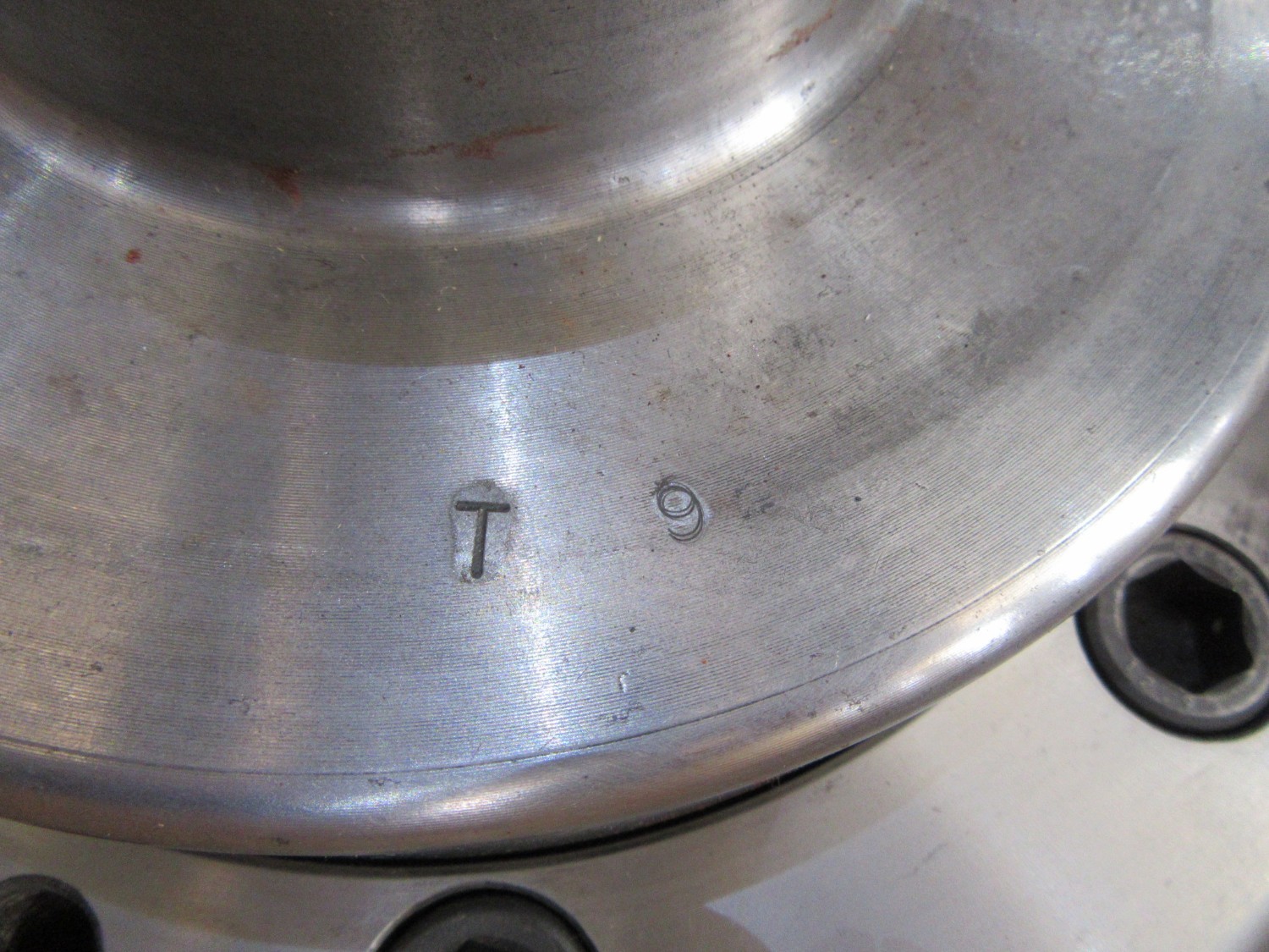 中古フランジ 【砥石フランジ】SD1500-N100B30　オークマの円筒研削盤（GP47）用 三菱マテリアル
