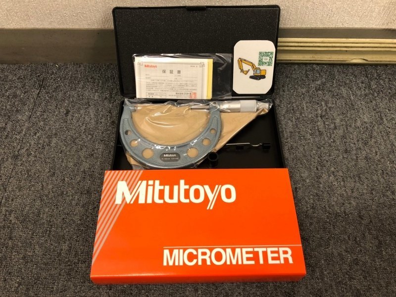 中古Outside micrometer 「外側マイクロメーターセット」1セット3個 ミツトヨ/Mitutoyo