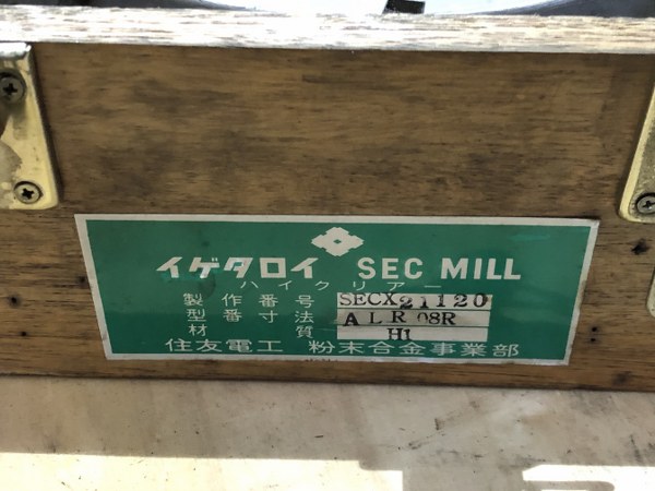 中古その他ねじ切り・ネジ造形工具 【SEC MILL】SECX21120 イゲタロイ