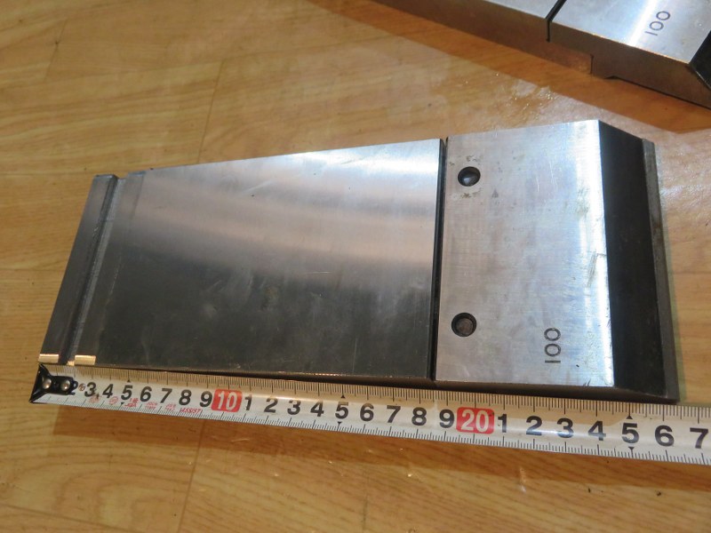 中古ベンダー用品 [ベンダー金型用（1セット3個）]幅100mm 不明