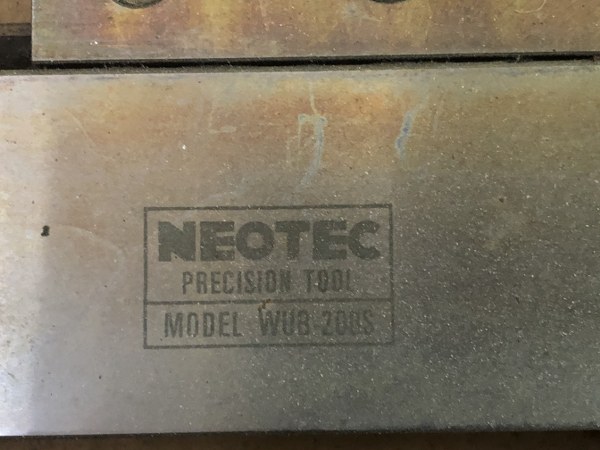 中古その他測定工具・基準器・試験機 [ワイヤーカットバイス］WUB-200S NEOTEC