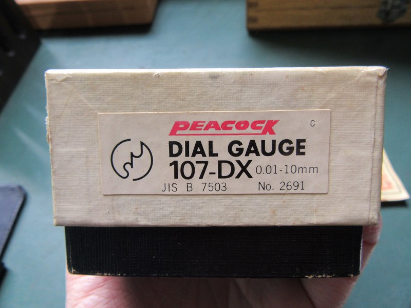 中古Dial gauge(Dial indicator) [ダイヤルゲージ]0.01ｘ10ｍｍ　  ピーコック/Peacock