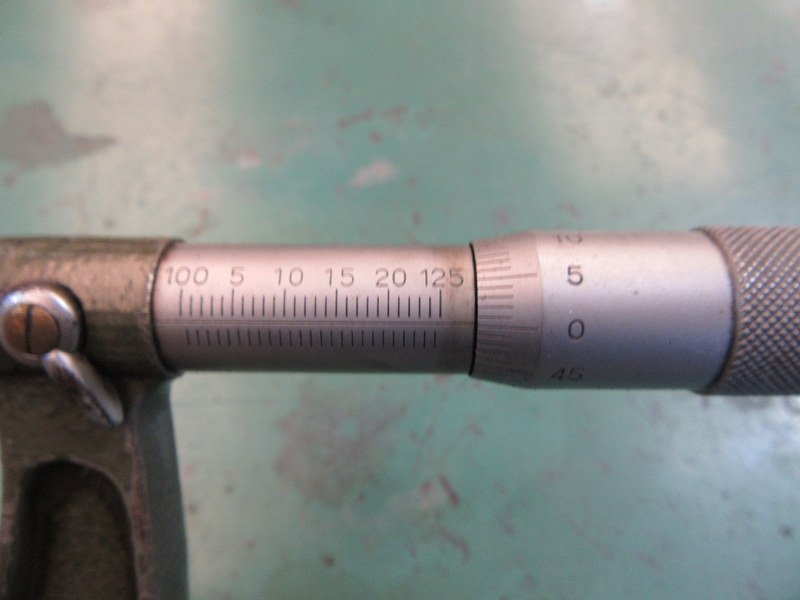 中古Outside micrometer [外側マイクロメーター]測定範囲：100～125 Unknown