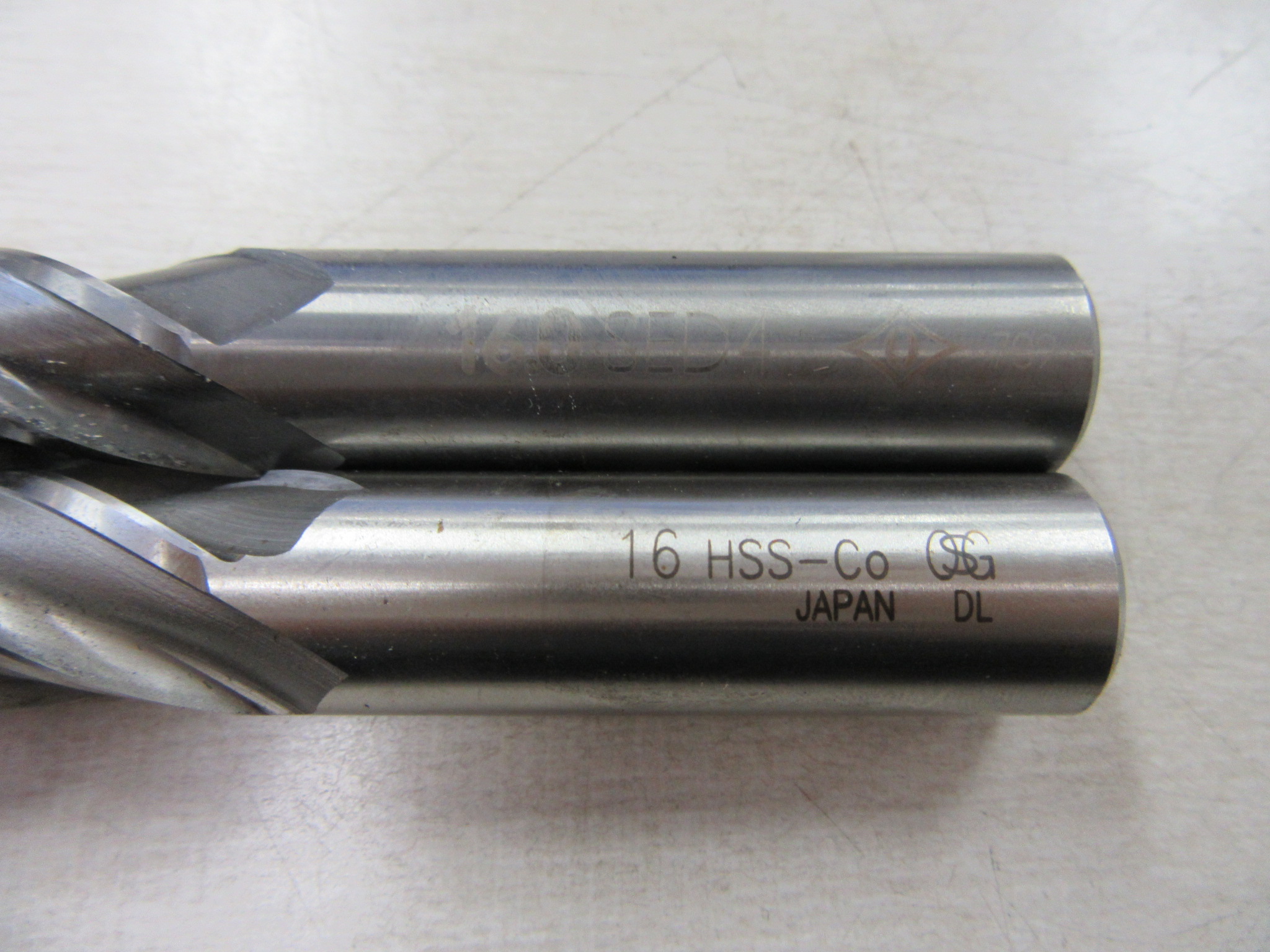 中古工具 【4枚刃/スクエア/エンドミル】1山2本セット OSG,不明
