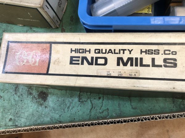 中古End mill(Square) 【6枚刃/スクエア/エンドミル】HSSシリーズ　50ｘ250 OSG オーエスジー