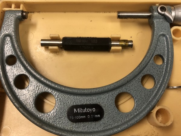 中古Outside micrometer 【外側マイクロメーター】103-140　OM-100 ミツトヨ/Mitutoyo