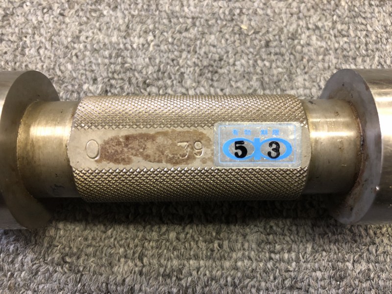 中古その他ゲージ 「栓ゲージ 」φ39  不明