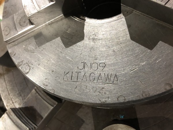 中古Scroll chuck 【3爪チャック（スクロールチャック）】JN09 北川/KITAGAWA