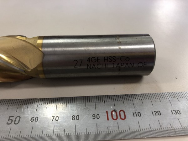 中古エンドミル(スクエア) 【4枚刃/スクエア/エンドミル】HSSシリーズ NACHI/ナチ不二越