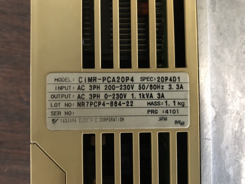 中古Other 「インバータ」CIMR-PCA20P4　  安川電機 YASKAWA ELECTRIC