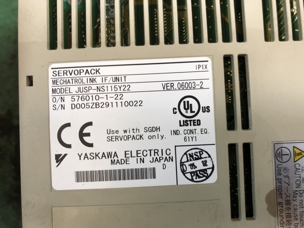 中古その他 [サーボパック]JUSP-NS115Y22 安川電機 YASKAWA ELECTRIC