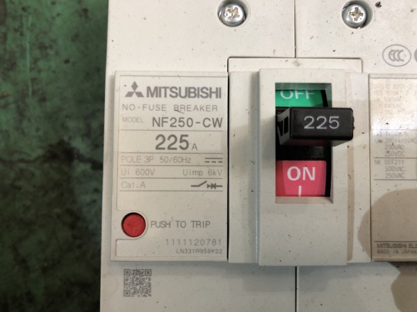 中古Special deals・Set etc 【遮断器】NF250-CW 三菱/MITSUBISHI
