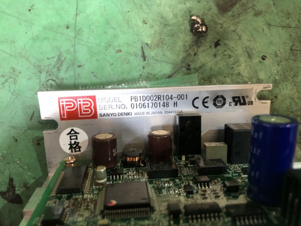 中古お買い得品・1山販売等 【基板】PB1D002R104-001 山洋電気/SANYO DENKI