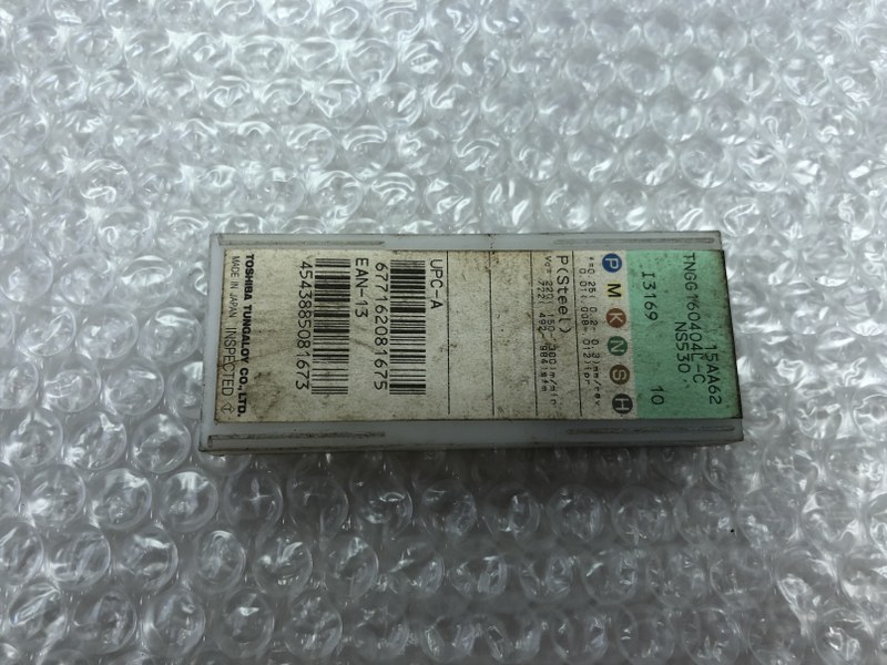 中古Cutting Exchange Chip 【チップ】TNGG160404L-C NS530 タンガロイ/Tungaloy