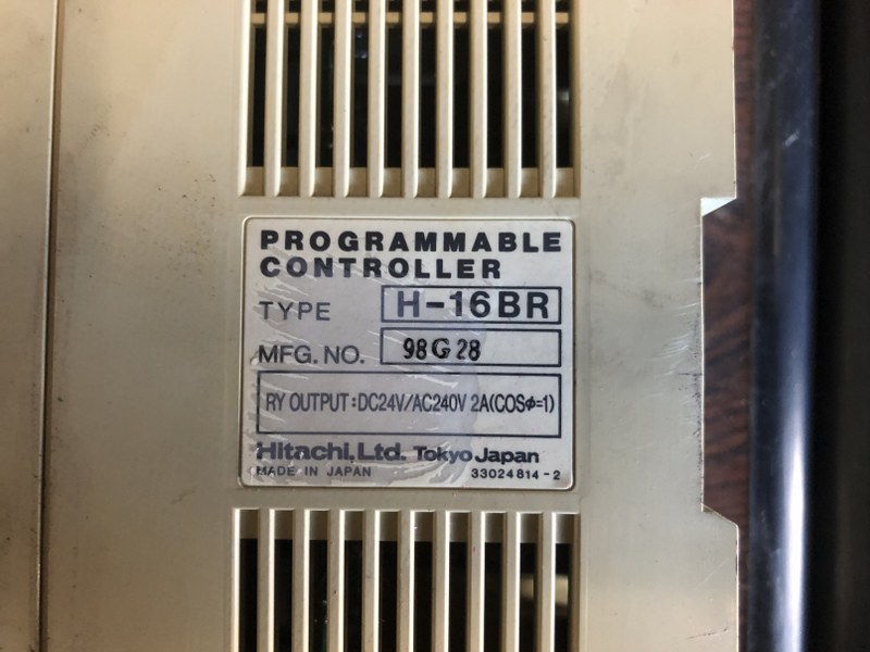中古お買い得品・1山販売等 【プログラマブルコンローラ】H-16BR 日立/HITACHI 
