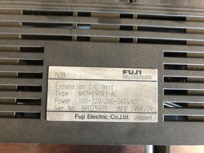 中古お買い得品・1山販売等 【Expansion I/O Unit コントローラ】NB2-E90R3-AC 富士電機 FUJI ELECTIC