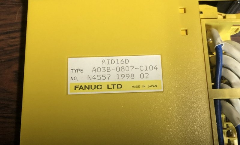 中古Special deals・Set etc 【コントロールIOボード】A03B-0807-C104 FANUC/ファナック