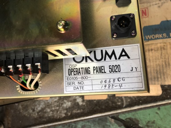 中古お買い得品・1山販売等 【操作パネル】E0105-800 オークマ