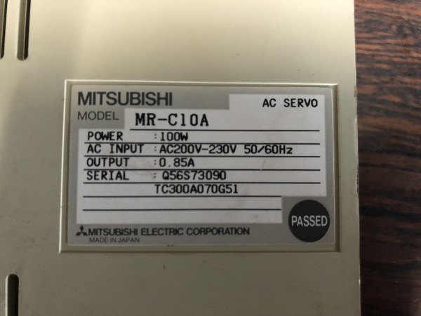中古お買い得品・1山販売等 【サーボアンプ】MR-C10A 三菱/MITSUBISHI