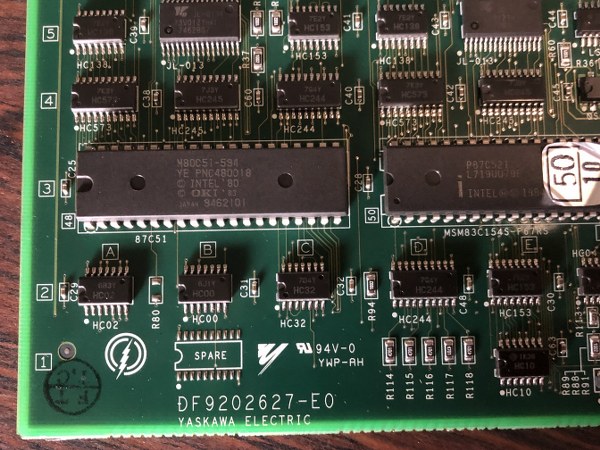 中古お買い得品・1山販売等 【基板】DF9202627-E0（JANCD-SR52-2 REV.D） 安川電機 YASKAWA ELECTRIC