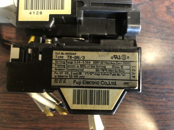 中古Other 「標準形電磁接触器」不明 富士電機/FUJI ELECTRIC