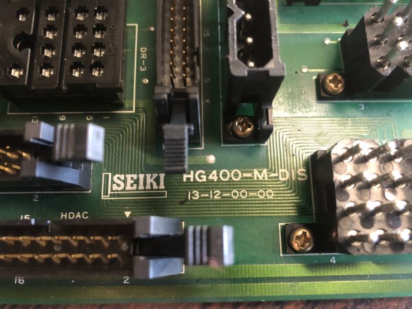 中古お買い得品・1山販売等 【基板】HG400-M-DIS　13-12-00-00 SEIKI