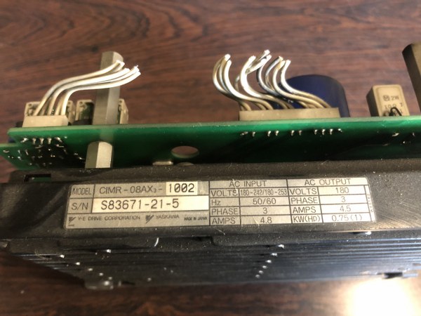 中古お買い得品・1山販売等 【基板】CIMR-08AX3-1002 安川電機 YASKAWA ELECTRIC