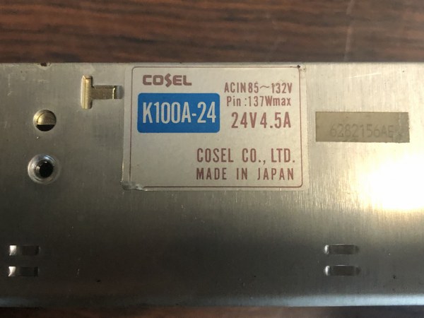 中古Special deals・Set etc 【パワーサプライ】K100A-24 コーセル （COSEL）