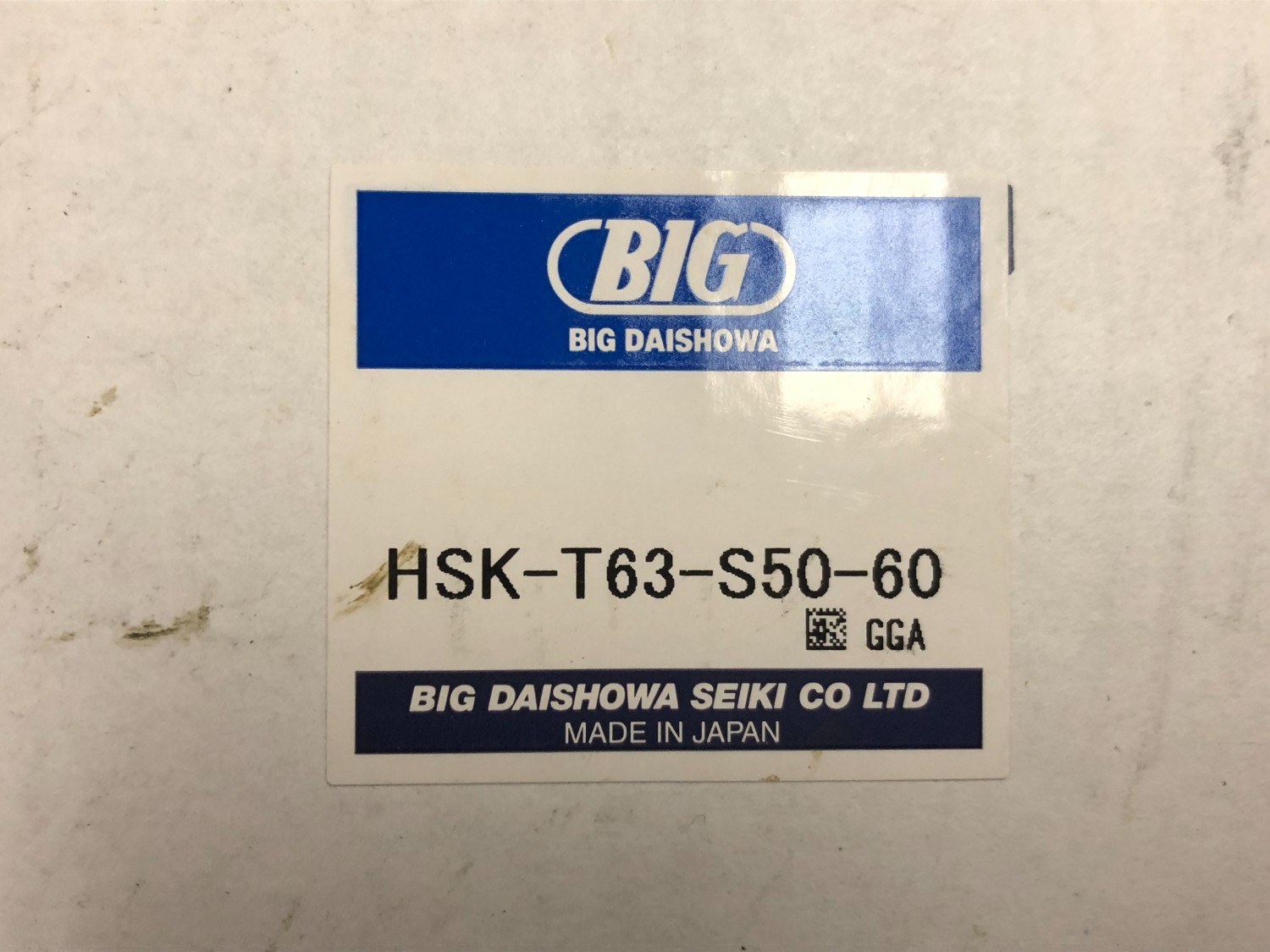 中古HSK-63 切削ホルダーHSK-T63-S50-60　 BIG DAISHOWA