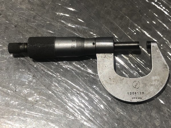 中古Outside micrometer [外側マイクロメータ]0～25mm ミツトヨ/Mitutoyo