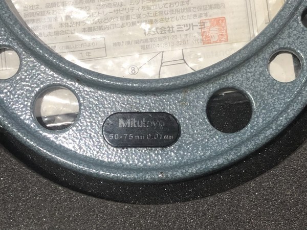 中古Other(Micrometer) 【直進式ブレードマイクロメータ】122-103　BLM-75 ミツトヨ/Mitutoyo