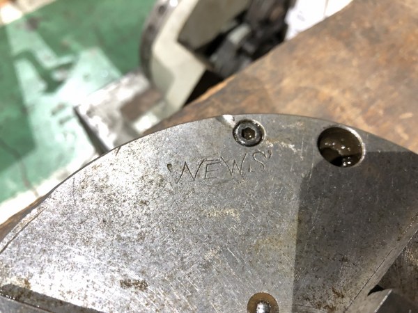 中古スクロールチャック 「3爪スクロールチャック」φ165mm NEWS