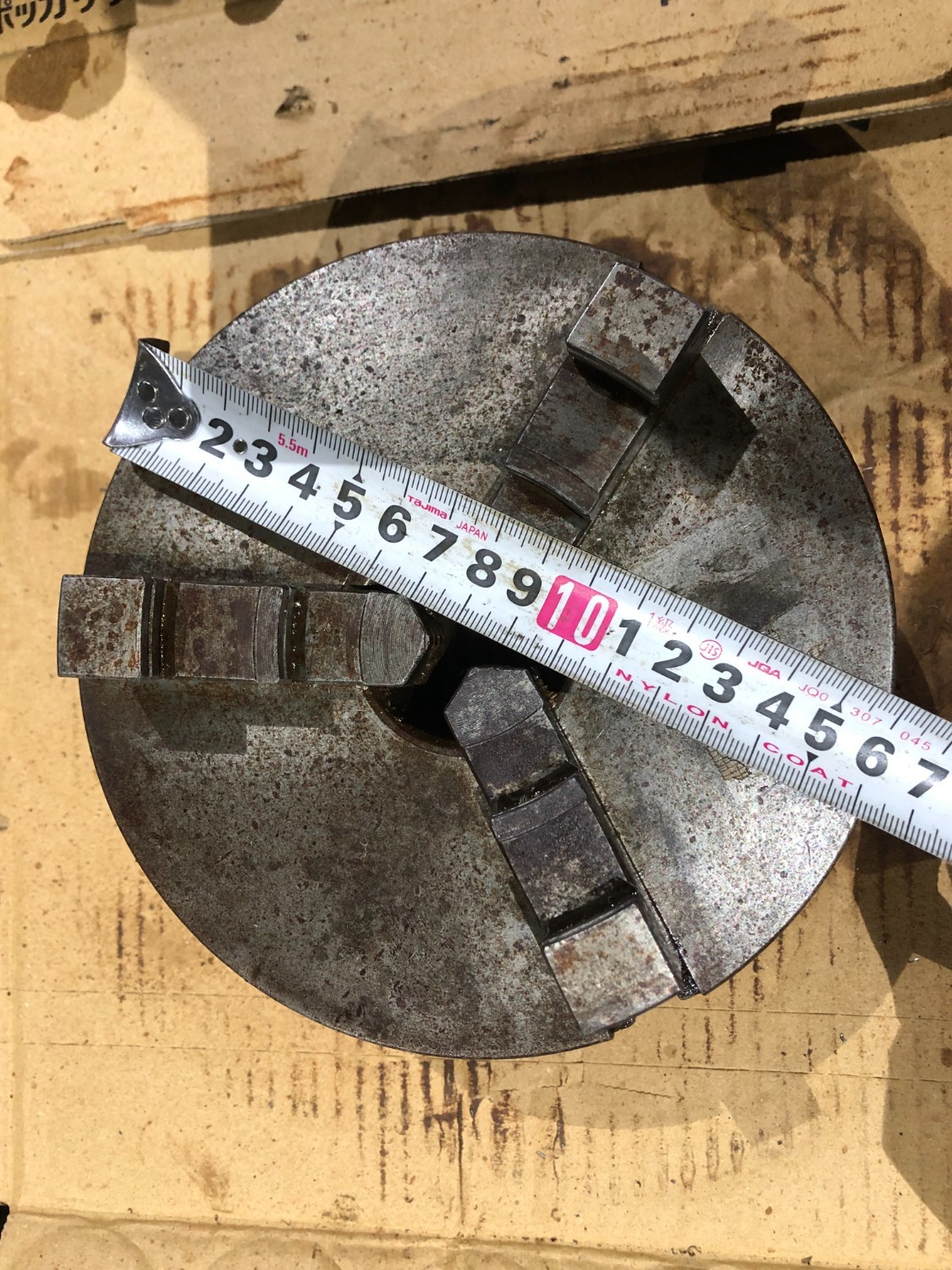 中古Scroll chuck 3爪チャック（スクロールチャック）φ160mm 不明