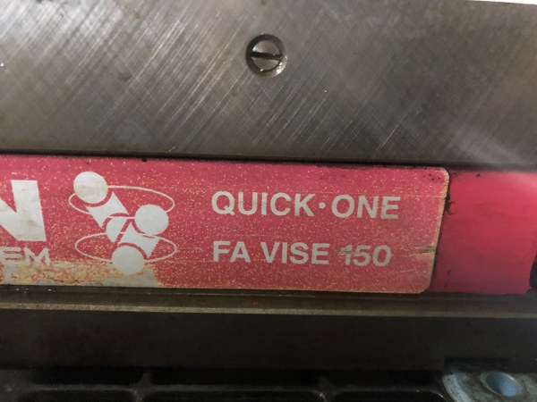 中古油圧バイス ロックタイトFAクイックONEバイスFA VISE 150 ERON