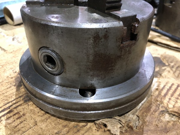 中古Scroll chuck 「3爪スクロールチャック」φ140 不明