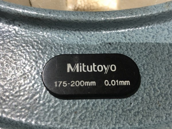 中古外側マイクロメーター [外側マイクロメーター]175～200mm ミツトヨ/Mitutoyo