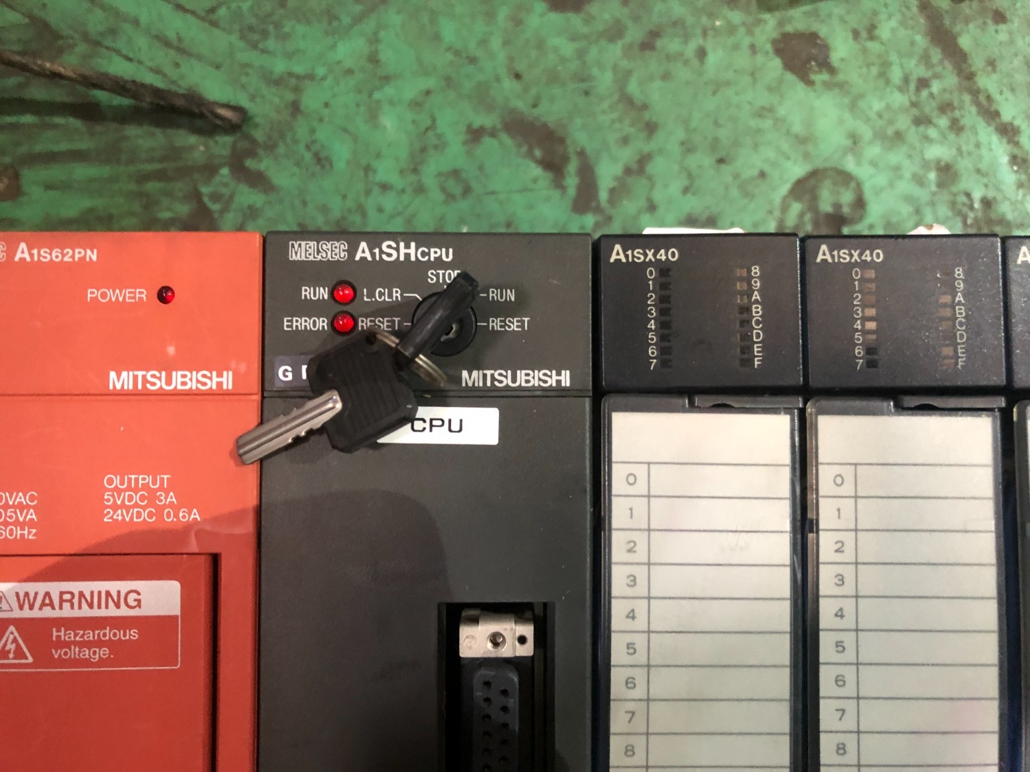中古その他 電源ユニット A1S62PN/A1SHCPU/A1SX40/A1SY10 三菱電機